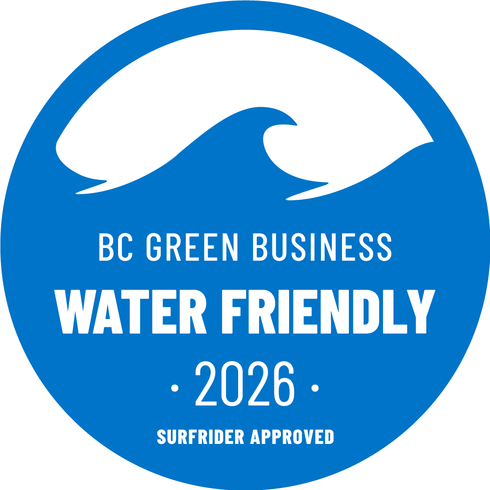 Certification: BC Green Business Water Friendly 2026